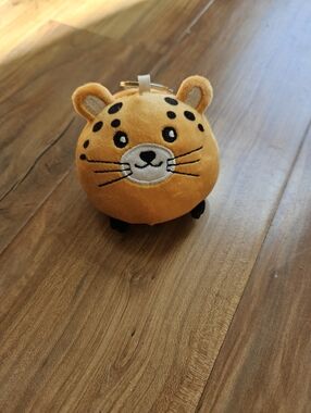 Plush Cheetah Keychain - Orange